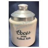 Prohibition-Era Coors Malted Milk Canister