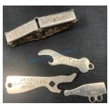 Pabst and Walters Bottle Openers