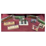 HO Scale Model Train and Vehicle Lot