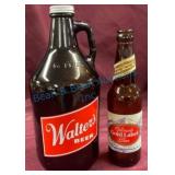 Walter's Beer Gallon Jug and Colorado Bottle