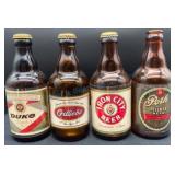 Four Pennsylvania Steinie Bottles