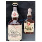 Blatz Malt-Vivine Bottle with Advertisements