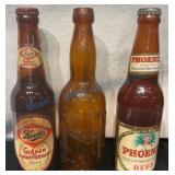 Three New York Brewery Beer Bottles