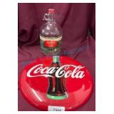 16-Inch Coca-Cola Advertising Sign & syrup jug