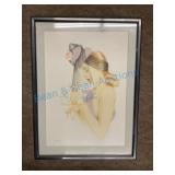 Framed 32 x 24 Vargas Print