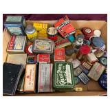 Various Old Tins and Boxes