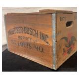 1976 Wood Anheuser-Busch Crate