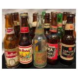 29 vintage Beer Bottles with Labels
