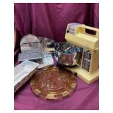 Mid-century Kitchen Lot with Mixer and More