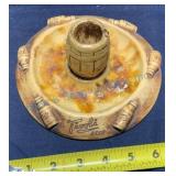 Tivoli Beer Advertising Chalkware Ashtray
