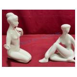 Royal Dux Bohemia 7-Inch Nude Figurines