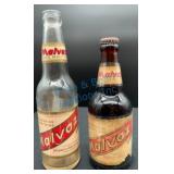 Two Malvaz Bottles by Monarch Brewing Co.