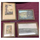 Colorized Photos and Wallace Nutting Print