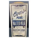 Coors Malted Milk 25 lb Tin Container