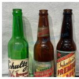 Three Wisconsin Brewery IRTP Beer Bottles