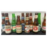 10 Vintage Pony Beer Bottles
