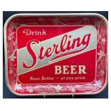 Mid-20th Century Sterling Beer Tray