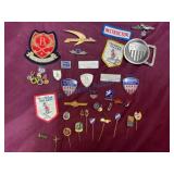 Skiing and Airline Pins with Broadmoor Golf ï¿½Patch