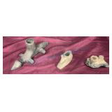 Indian Effigy Pipes