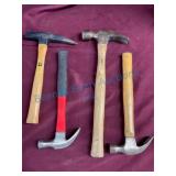 Four Carpenter's Hammers