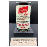 Walter's Light Colorado Beer 12 oz Flat Top Can