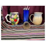 Decorative Pitchers and Vessel Lot