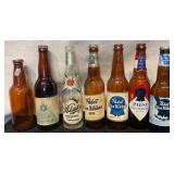 11 vintage Beer Bottles Val Blatz