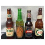 4 New York Brewery Beer Bottles