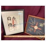 Framed Artwork Pair Featuring Ned Jacob