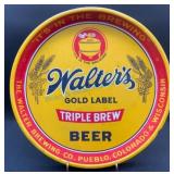 Walter's Gold Label Beer Tray