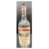 Fall Springs Straight Bourbon Bottle