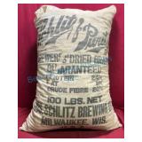 Schlitz Linen 100 lb Brewers Grain Sack