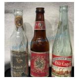 3 Early Anheuser-Busch Bottles