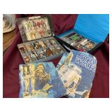 Star Wars Collectibles Including Figures and bedsh