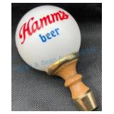 Hamm's Beer Tap Handle with Globe Design