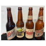 4 rare Utah Beer Bottles With Labels