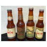 Four Vintage Wisconsin Brewery Pony Bottles