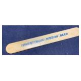 Pabst Blue Ribbon Beer Foam Scraper