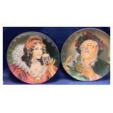 Falstaff Beer 16-Inch Advertising Chargers