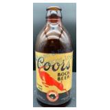 Coors Bock Beer Stubby Bottle