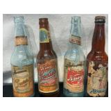 4 Early Nebraska Brewery Beer Bottles
