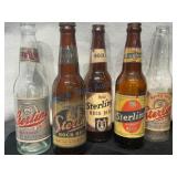 5 Sterling Beer IRTP Bottles, Indiana