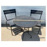 28-Inch Diameter Table with Two Chairs
