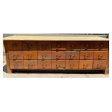 Wooden Storage Cabinet with Multiple Drawers