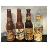 4 Wisconsin Brewery IRTP Beer Bottles