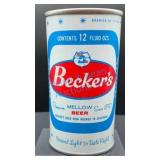 Becker's Mellow Beer Can by Tivoli Brewing