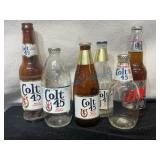 6 Vintage Colt 45 Bottles