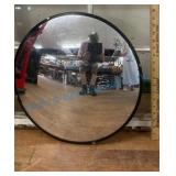 Multi-Pane Window With Round Mirror