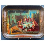 Budweiser Serving Tray with Tavern Scene