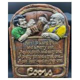Coors Chalkware Advertising Plaque